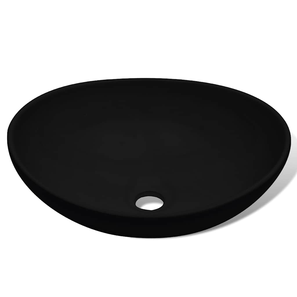 Keramički Umivaonik 40x33 cm Crni