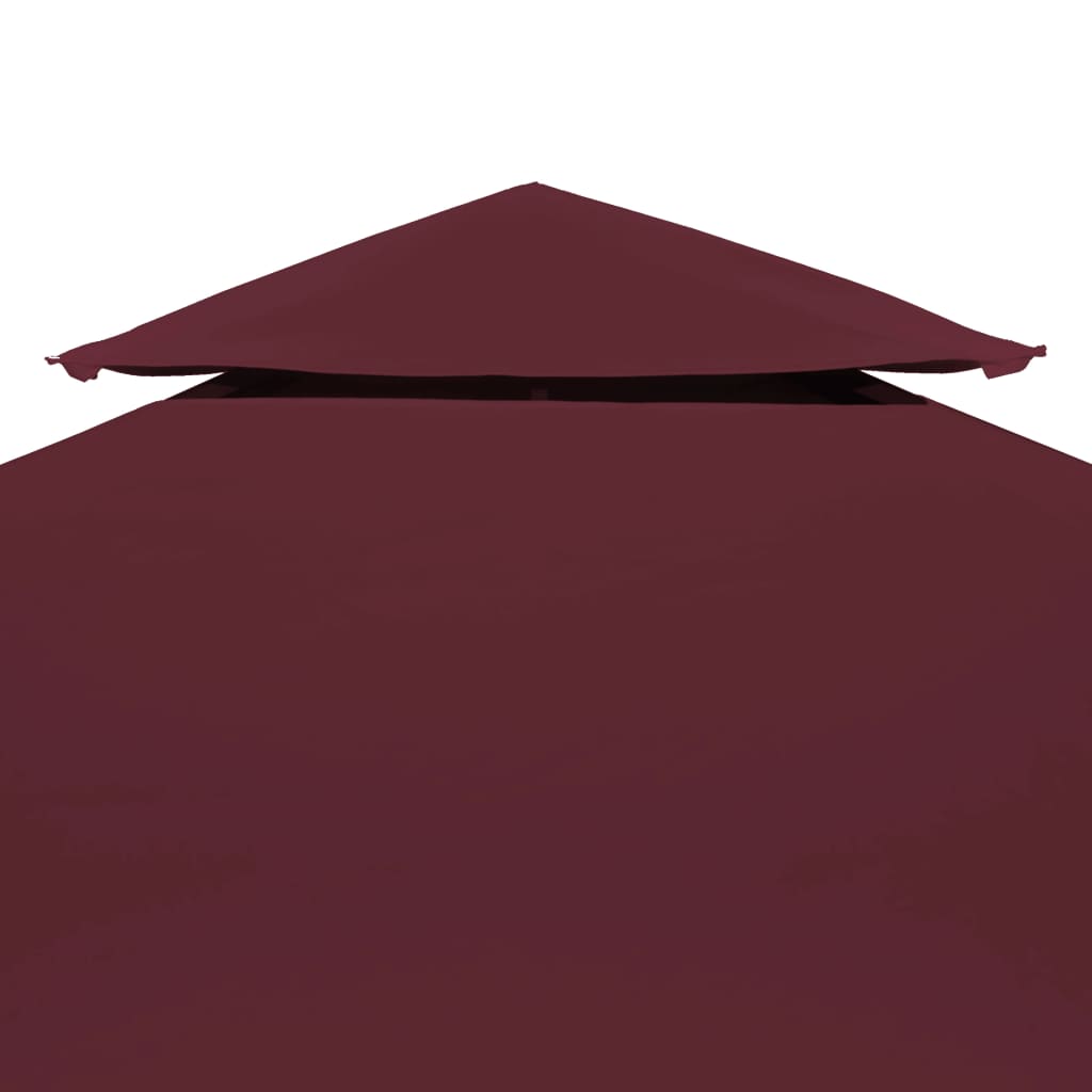 Pokrov za sjenicu s 2 razine 310 g/m² 3 x 3 m bordo
