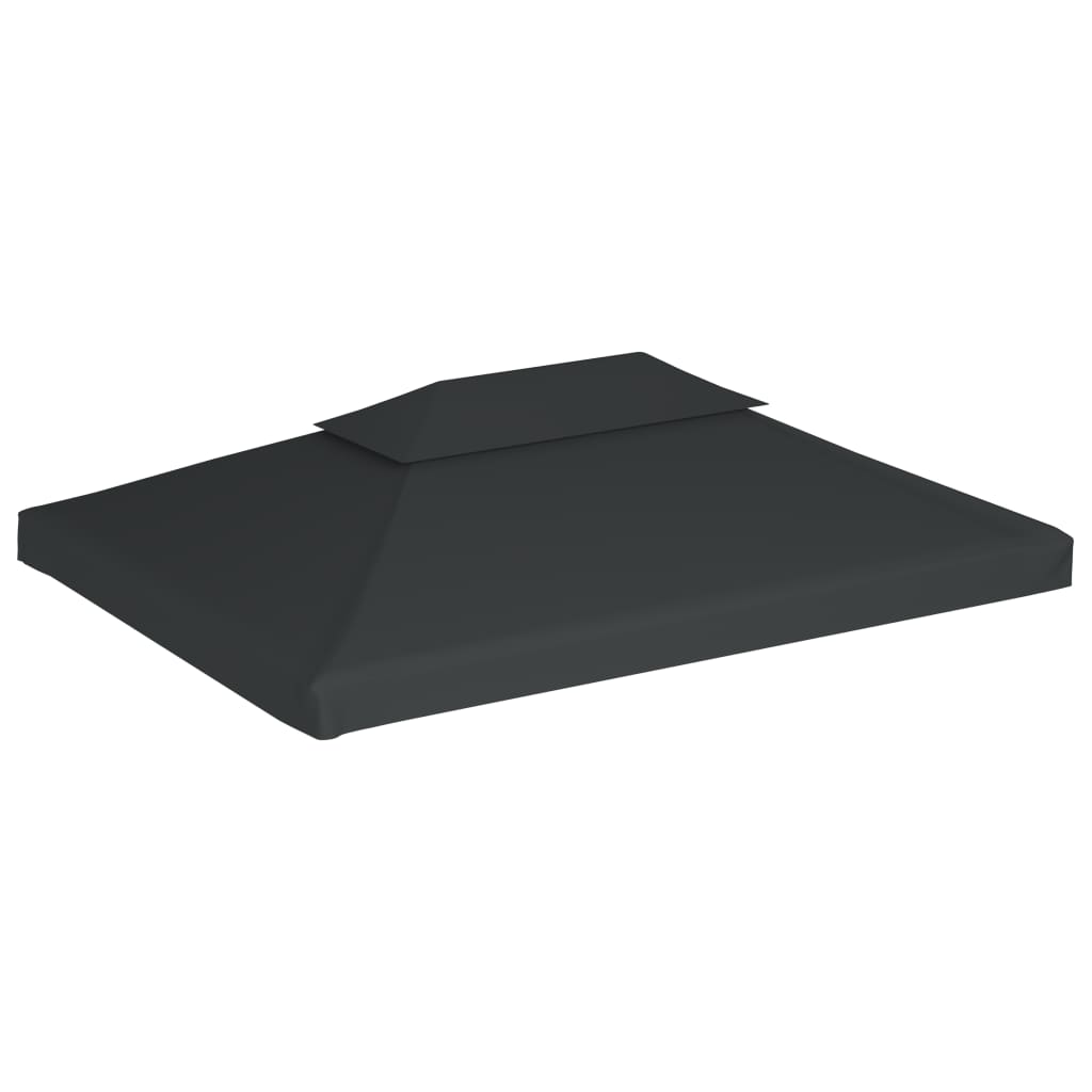 Pokrov za sjenicu s 2 razine 310 g/m² 4 x 3 m antracit