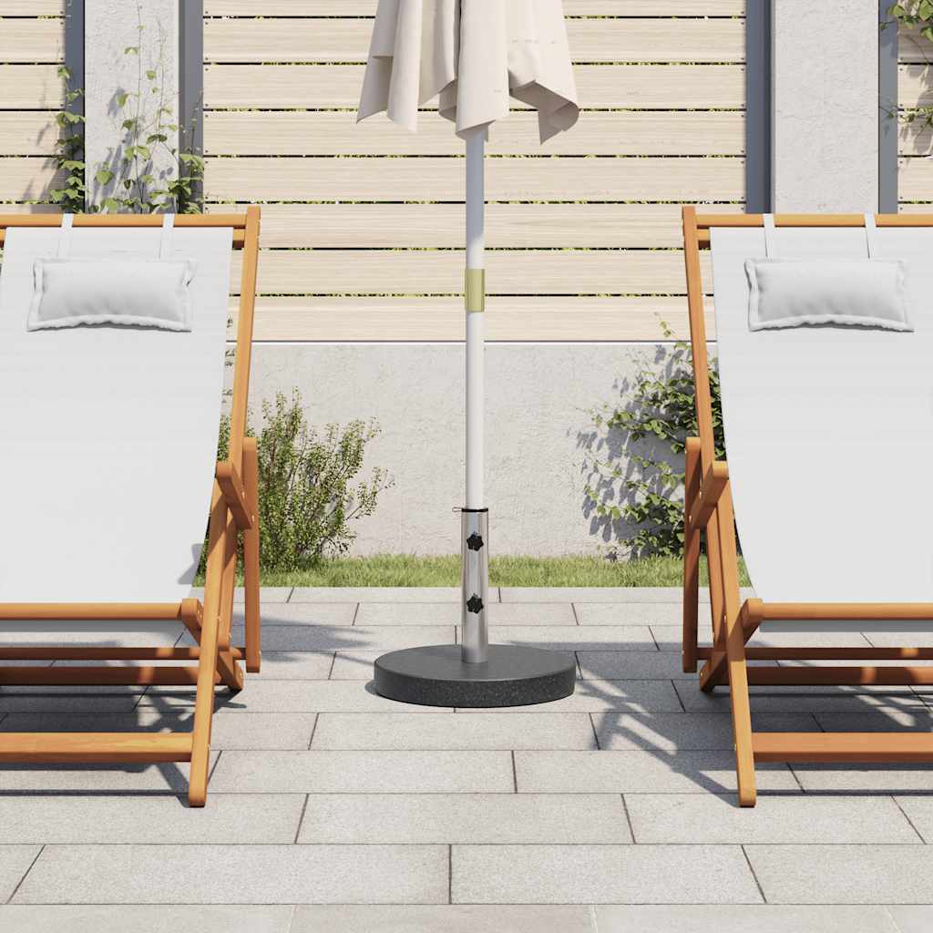Stalak za suncobran od granita 20 kg okrugli crni