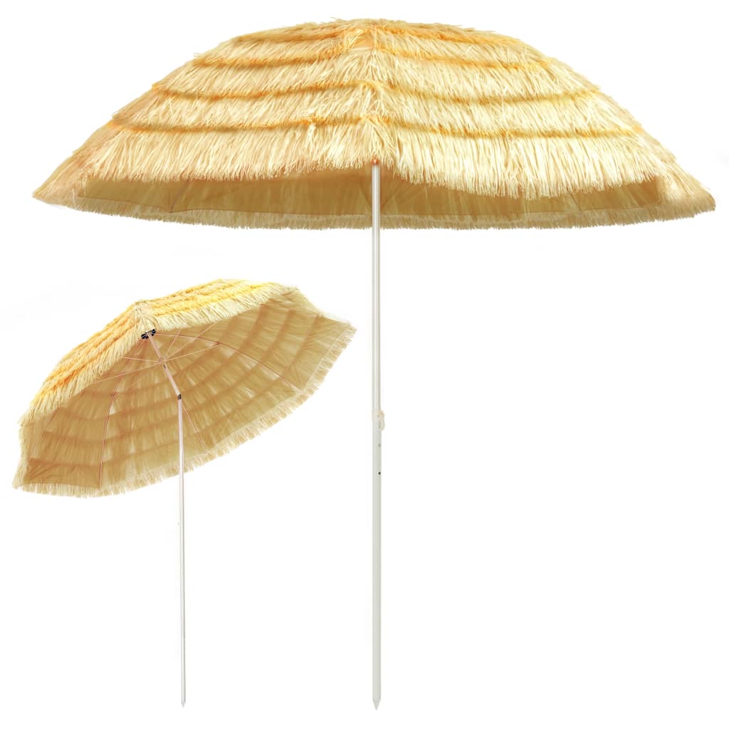 Suncobran za plažu u havajskom stilu 300 cm prirodni