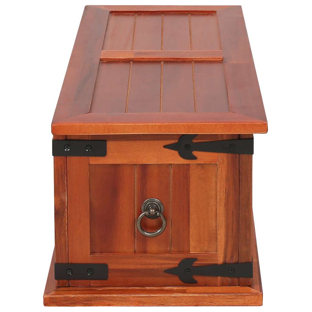 Škrinja za pohranu 60 x 25 x 22 cm masivno bagremovo drvo