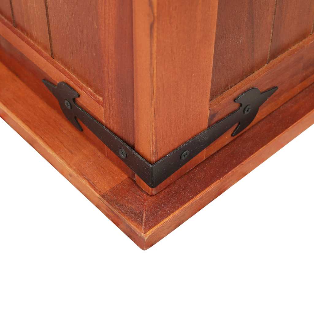 Škrinja za pohranu 60 x 25 x 22 cm masivno bagremovo drvo