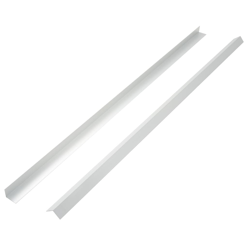 Kutni profili za trijemove od aluminija 5 kom 170 cm srebrni
