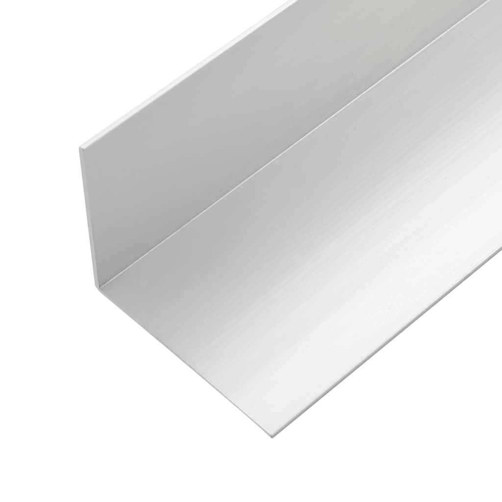 Kutni profili za trijemove od aluminija 5 kom 170 cm srebrni