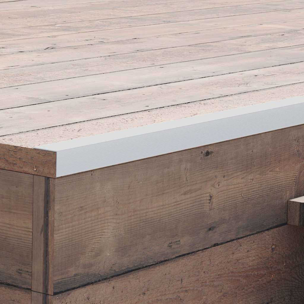 Kutni profili za trijemove od aluminija 5 kom 170 cm srebrni