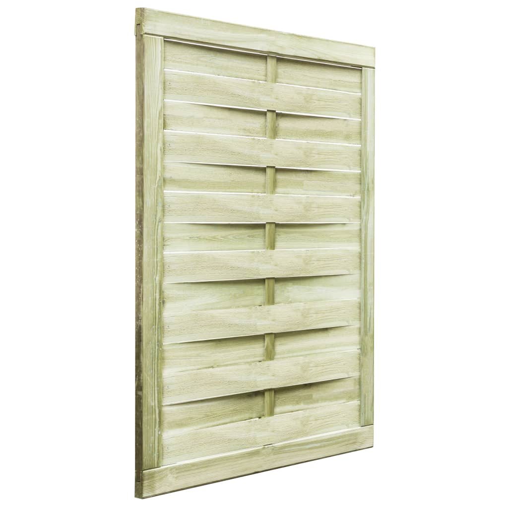 Vrtna vrata od impregnirane borovine 100 x 125 cm zelena