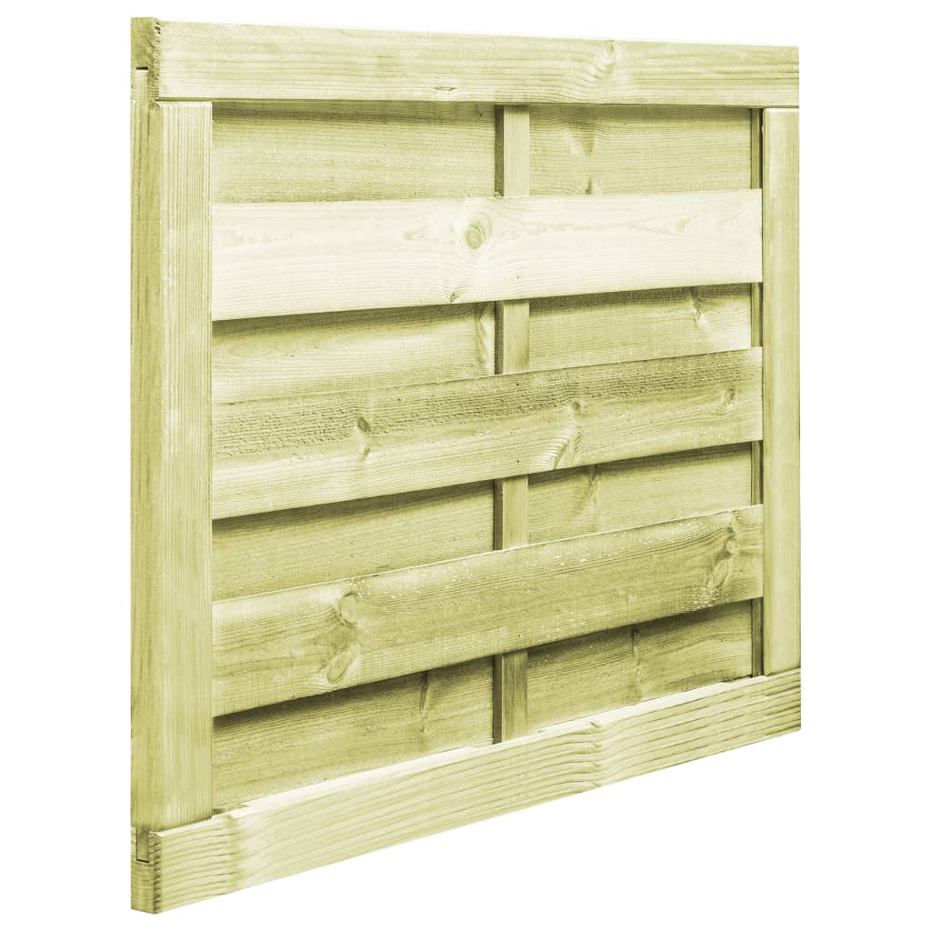 Vrtna vrata od impregnirane borovine 100 x 75 cm zelena