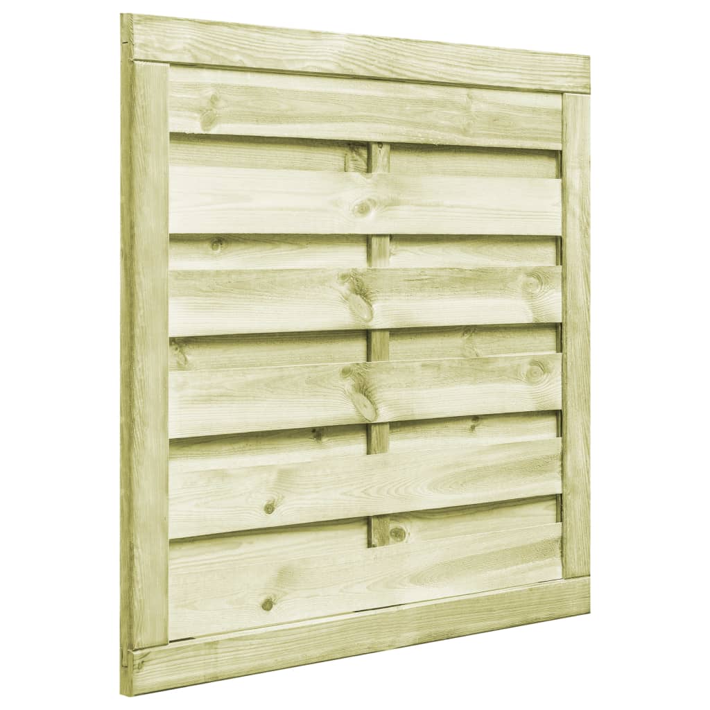Vrtna vrata od impregnirane borovine 100 x 100 cm zelena