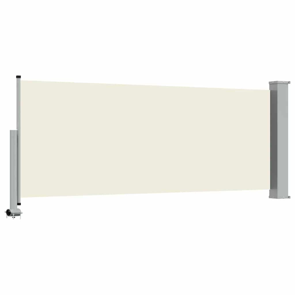 Uvlačiva bočna tenda za terasu 100 x 300 cm krem