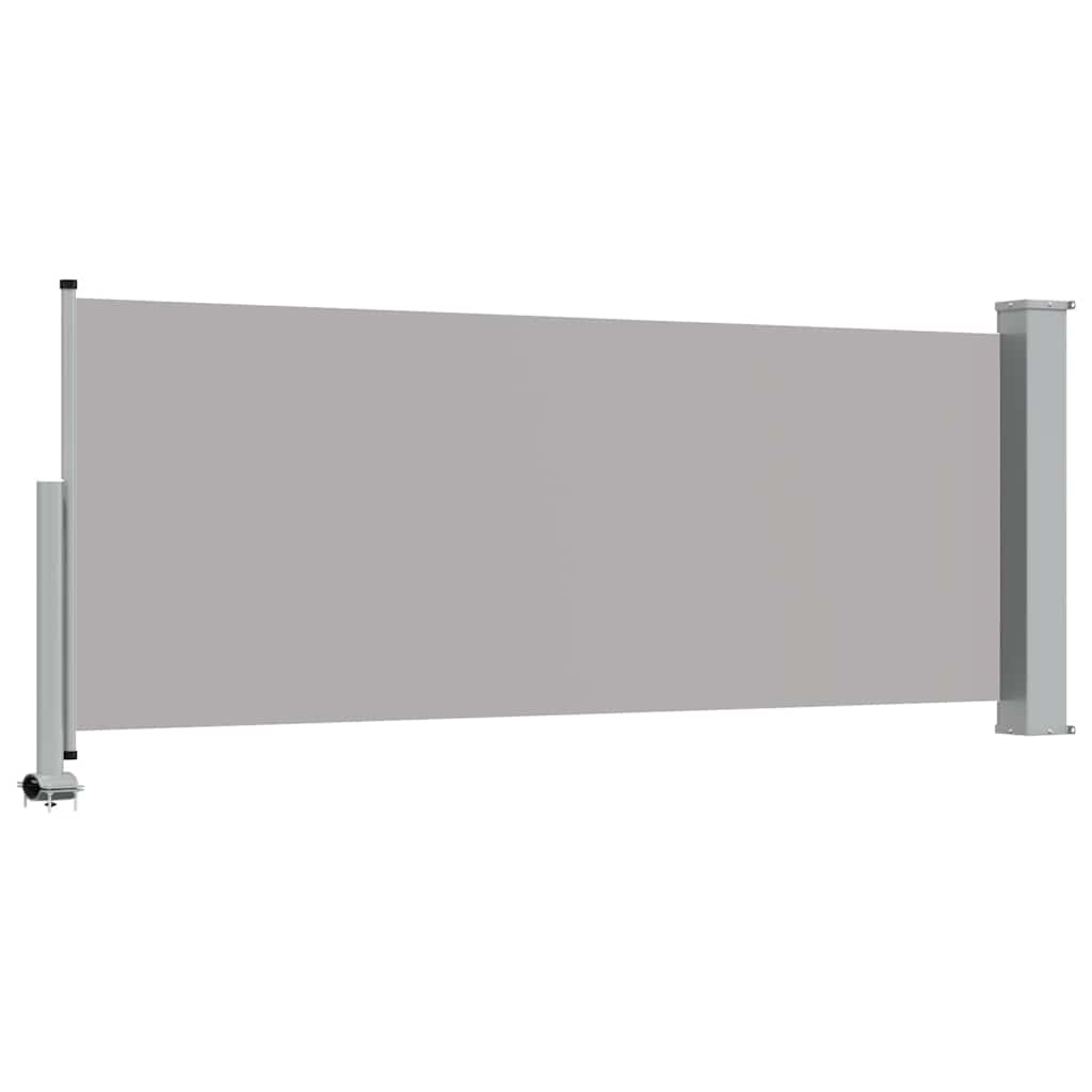 Uvlačiva bočna tenda za terasu 100 x 300 cm siva