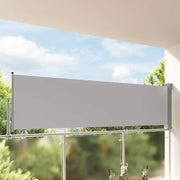 Uvlačiva bočna tenda za terasu 100 x 300 cm siva