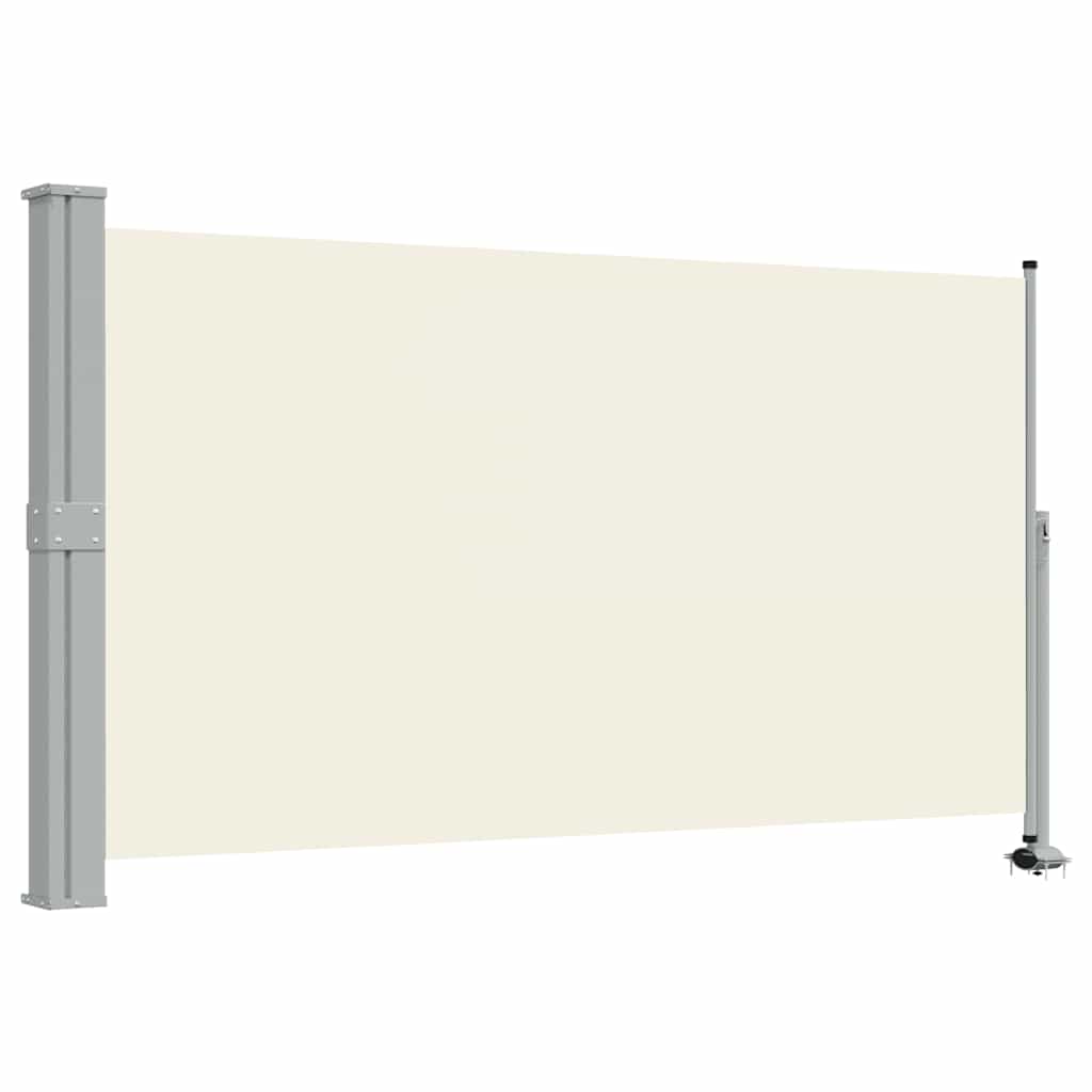 Uvlačiva bočna tenda za terasu 140 x 300 cm krem