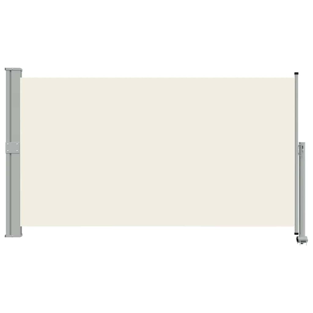 Uvlačiva bočna tenda za terasu 140 x 300 cm krem