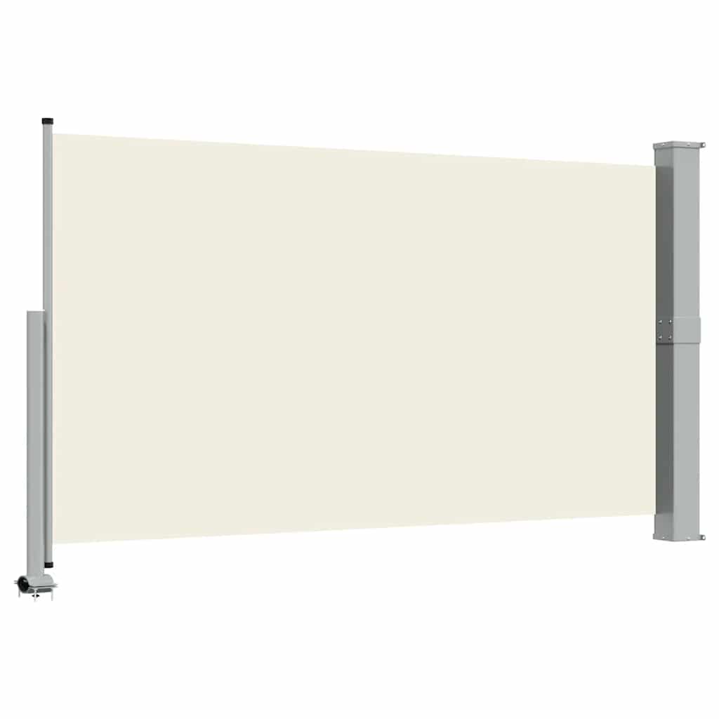 Uvlačiva bočna tenda za terasu 140 x 300 cm krem