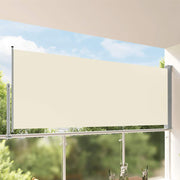 Uvlačiva bočna tenda za terasu 140 x 300 cm krem