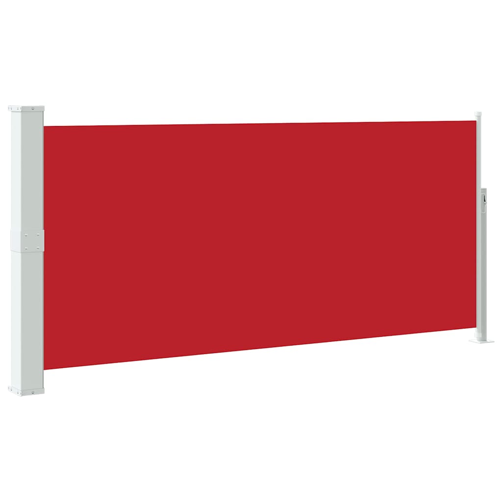 Uvlačiva bočna tenda 140 x 300 cm crvena