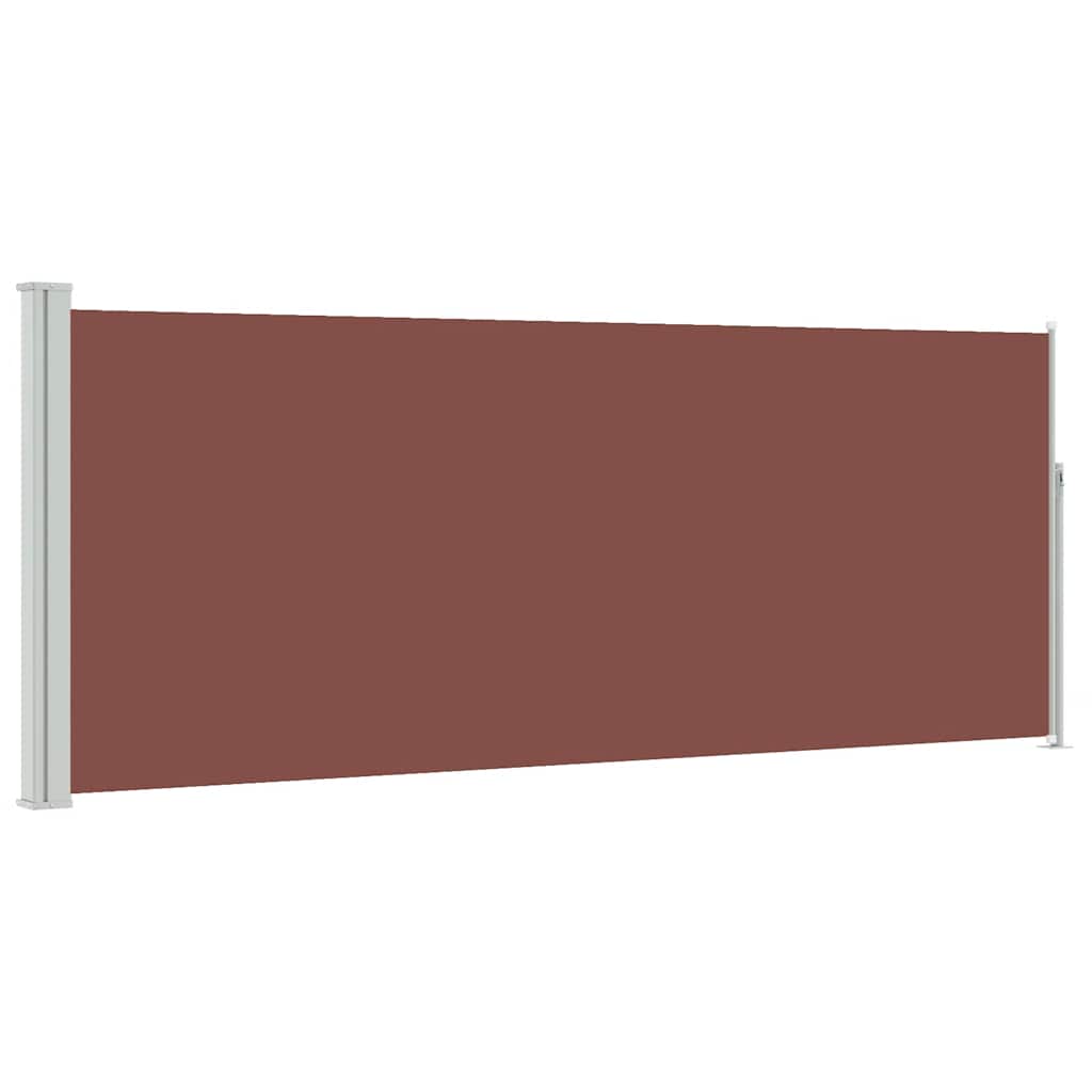 Uvlačiva bočna tenda 120 x 300 cm smeđa