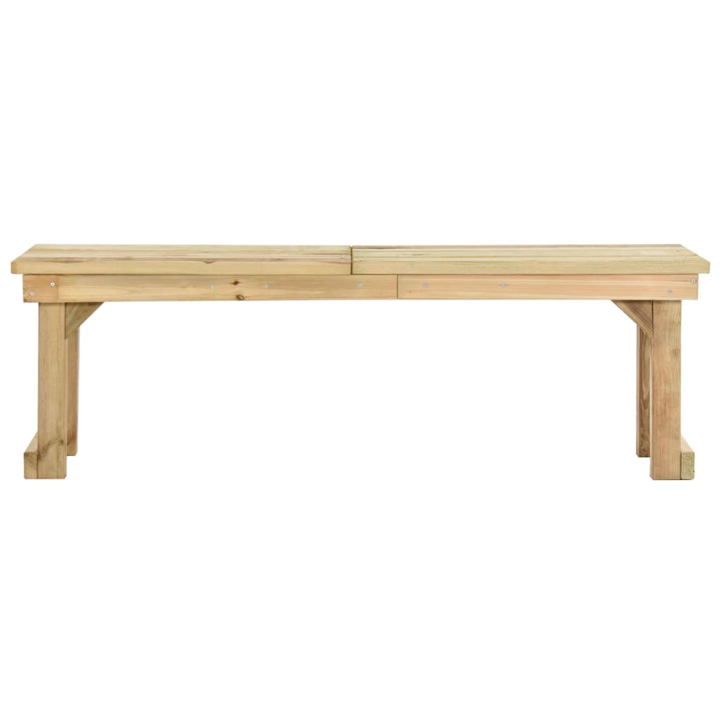 Vrtna klupa 140 cm od impregnirane borovine