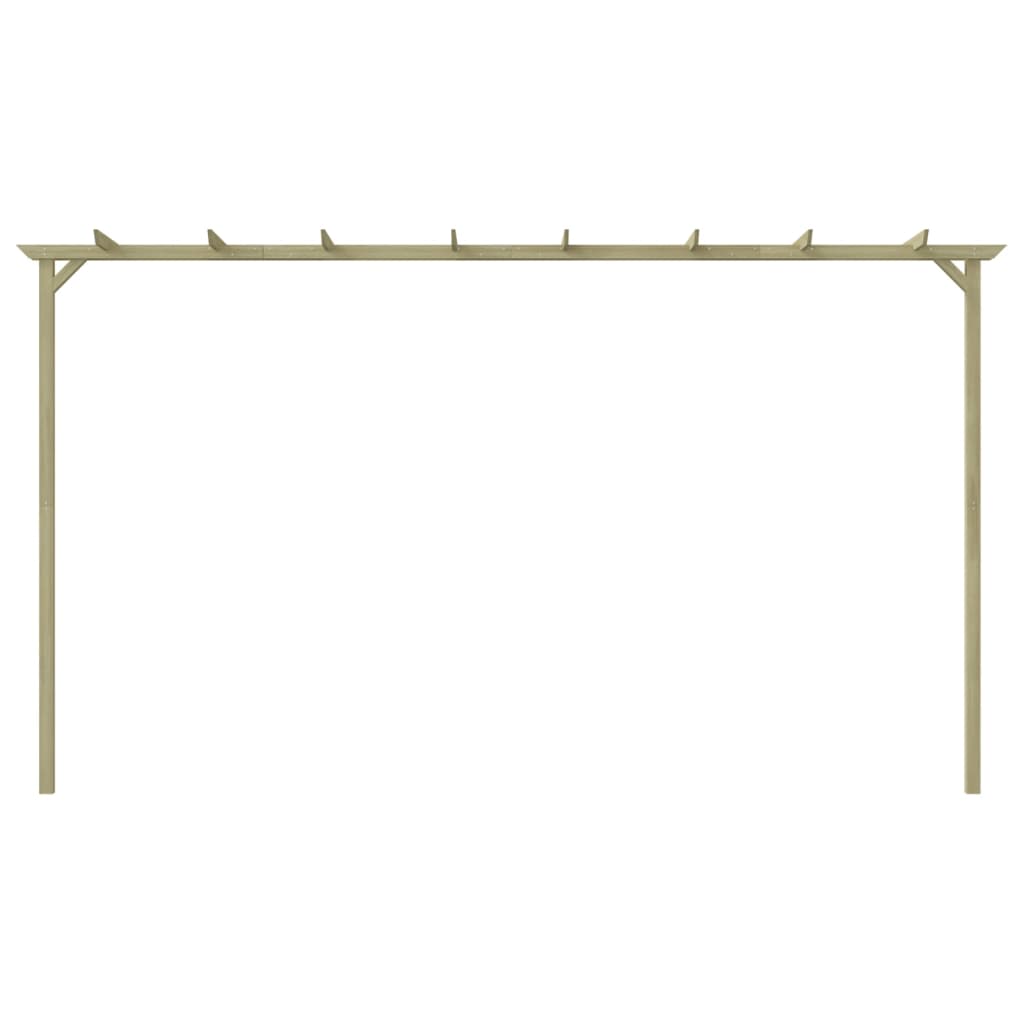 Vrtna pergola od impregnirane borovine 360 x 200 x 60 cm
