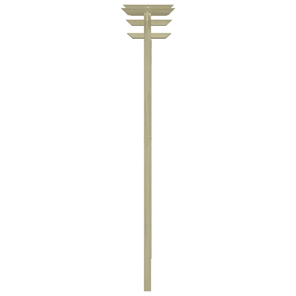 Vrtna pergola od impregnirane borovine 180 x 210 x 40 cm