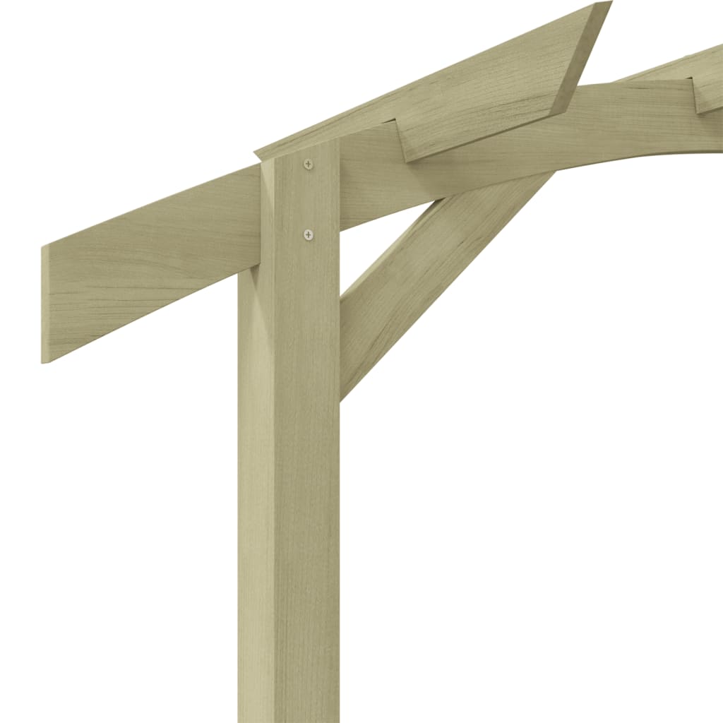 Vrtna pergola od impregnirane borovine 180 x 210 x 40 cm