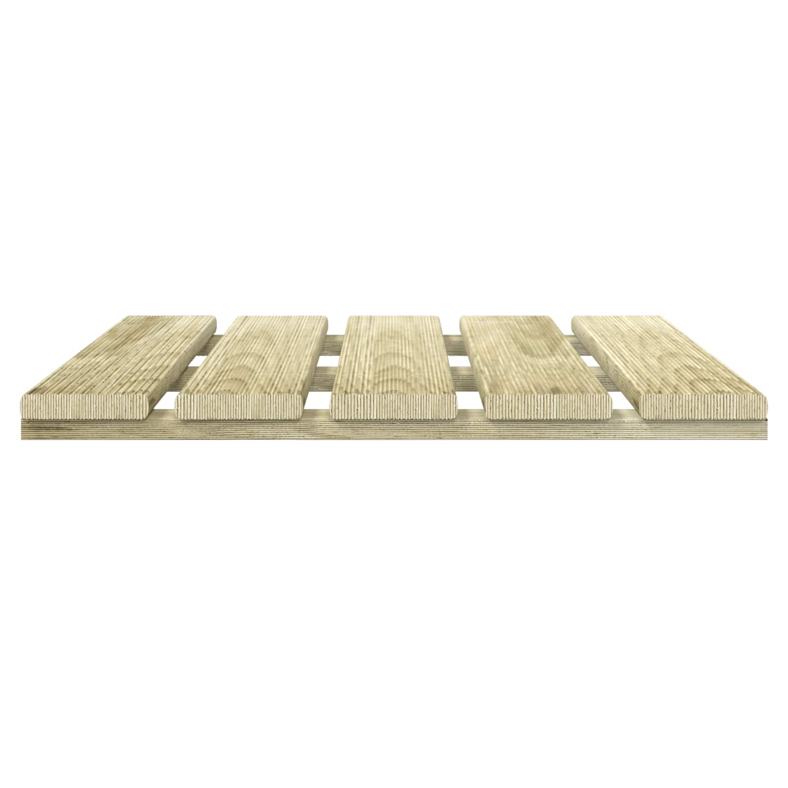 Pločice za decking 6 pcs Zelena 50 x 50 cm