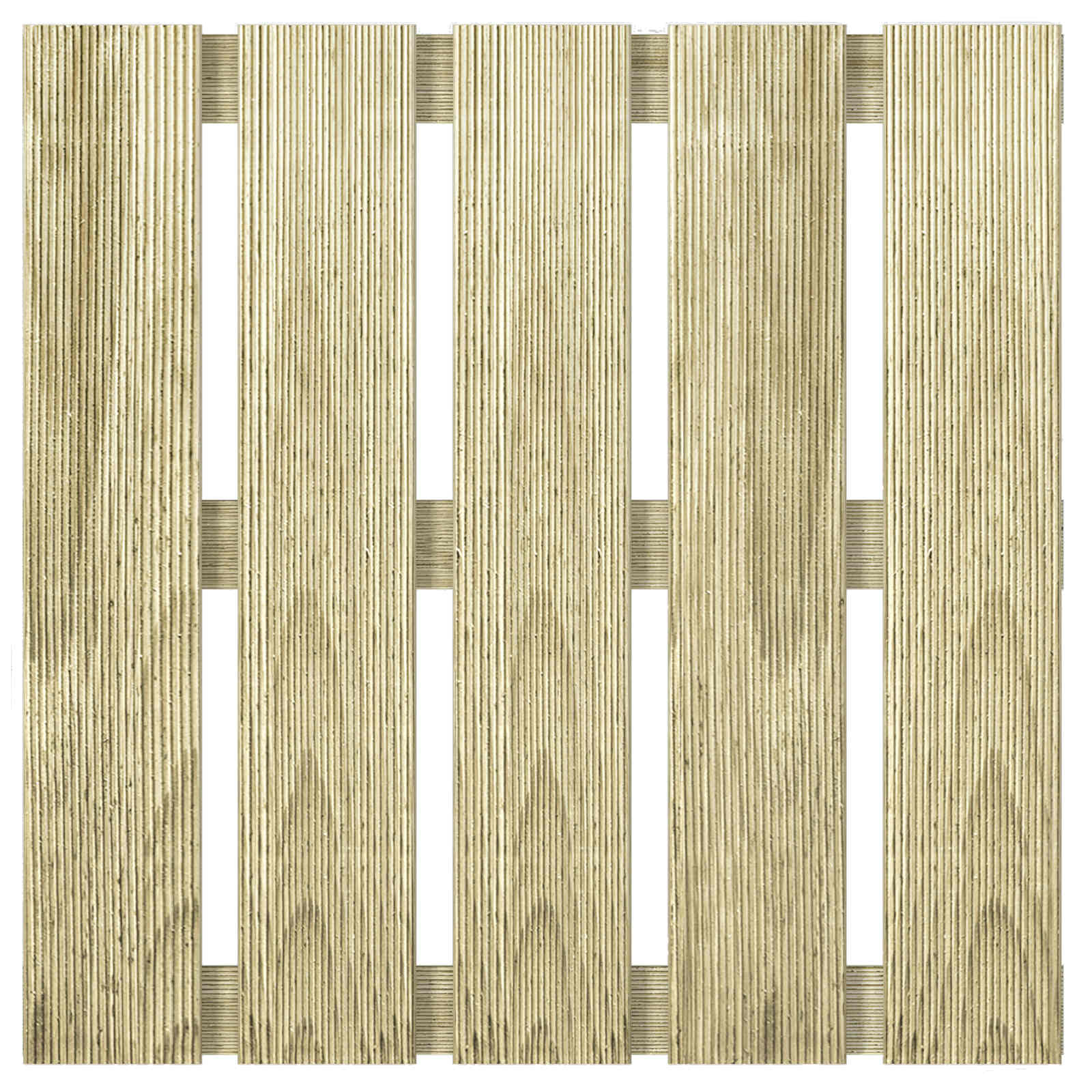 Pločice za decking 6 pcs Zelena 50 x 50 cm