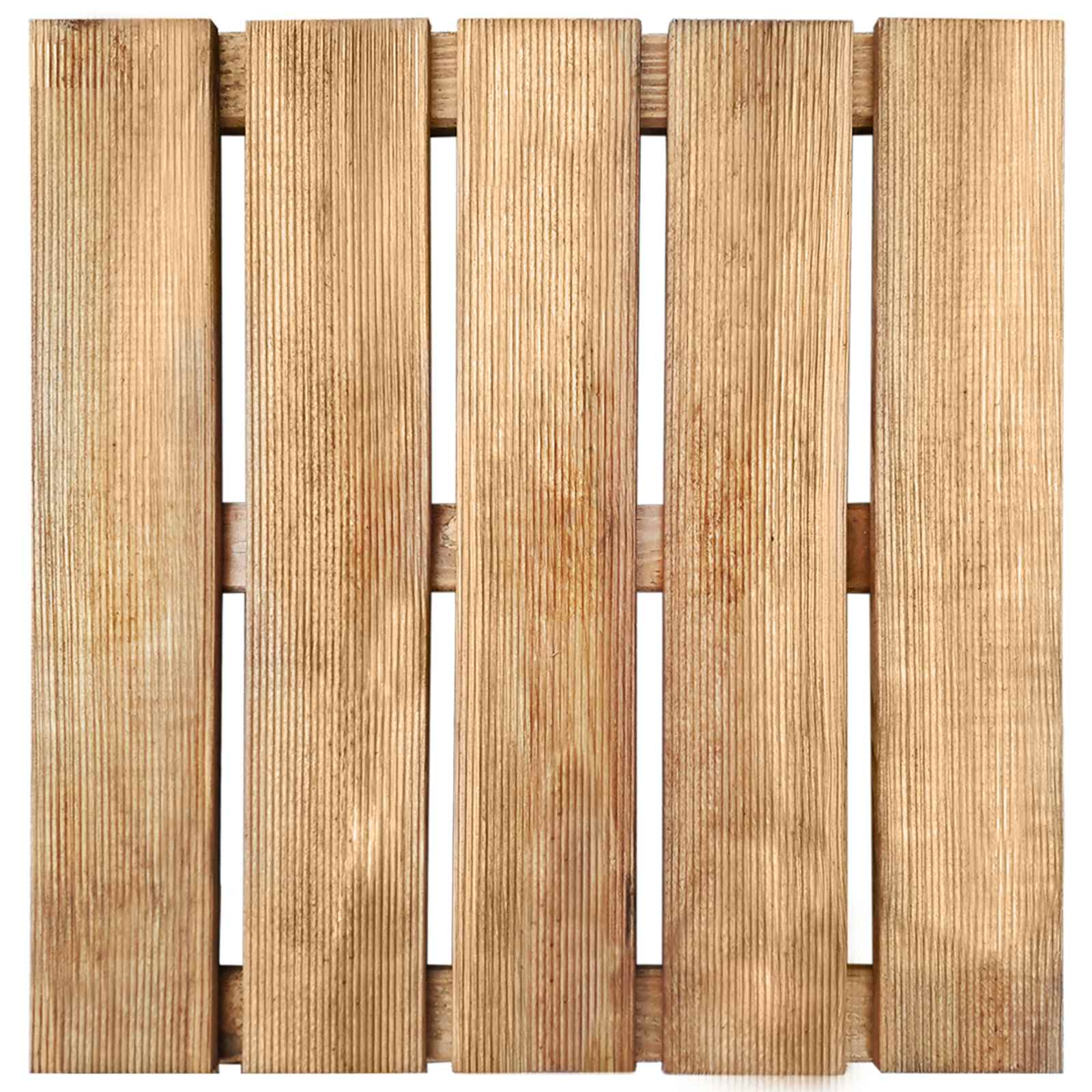 Pločice za decking 6 pcs Smeđa 50 x 50 cm