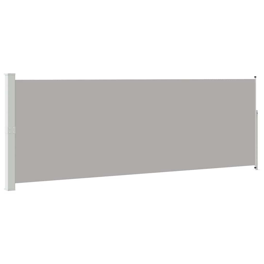 Uvlačiva bočna tenda 160 x 500 cm siva