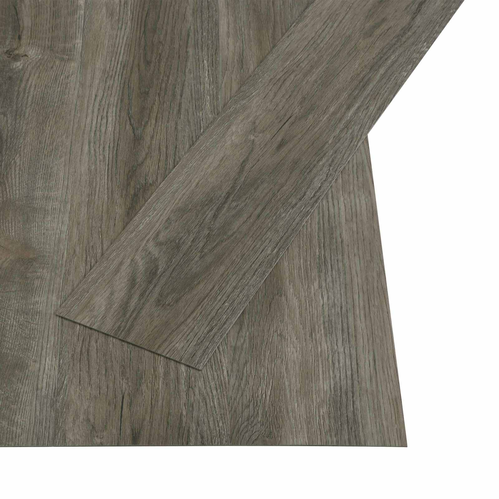 Samoljepljiva podna daska 32 pcs Siva i smeđa 4,46 m² PVC