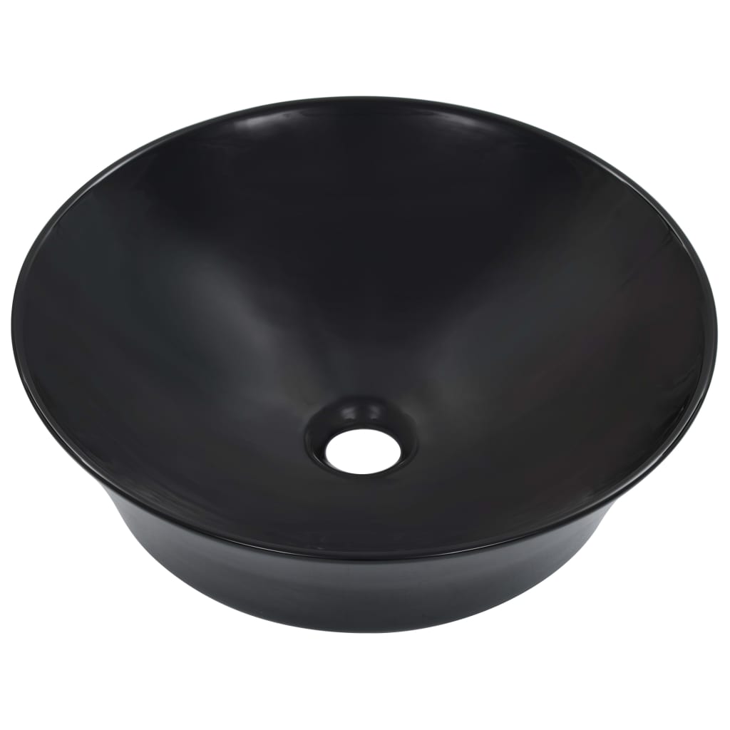 Umivaonik 41 x 12,5 cm keramički crni