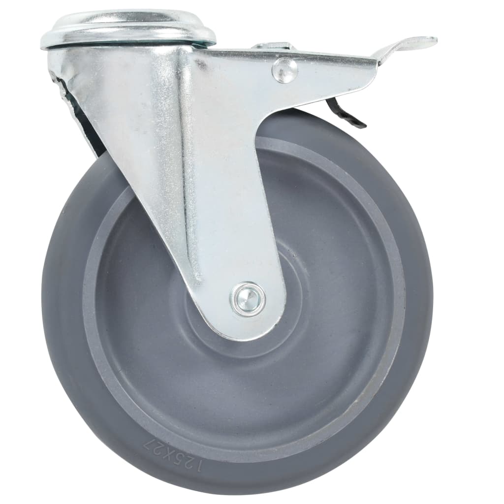 Okretni kotačići s otvorom za vijke 4 kom 125 mm