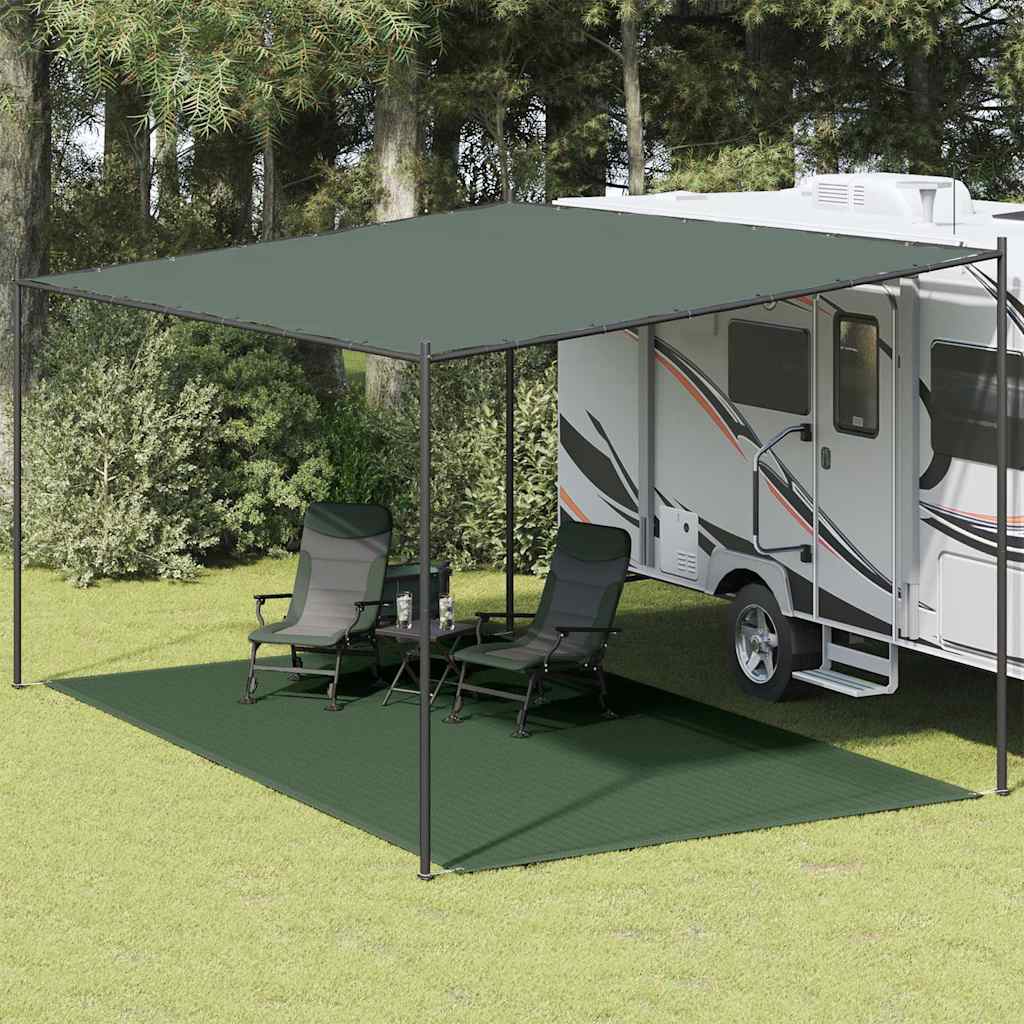 Tepih za šator 300 x 600 cm HDPE zeleni