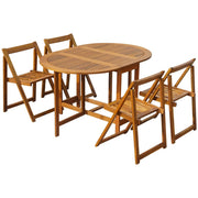 Vrtni stol od masivnog bagremovog drva 130 x 90 x 72 cm
