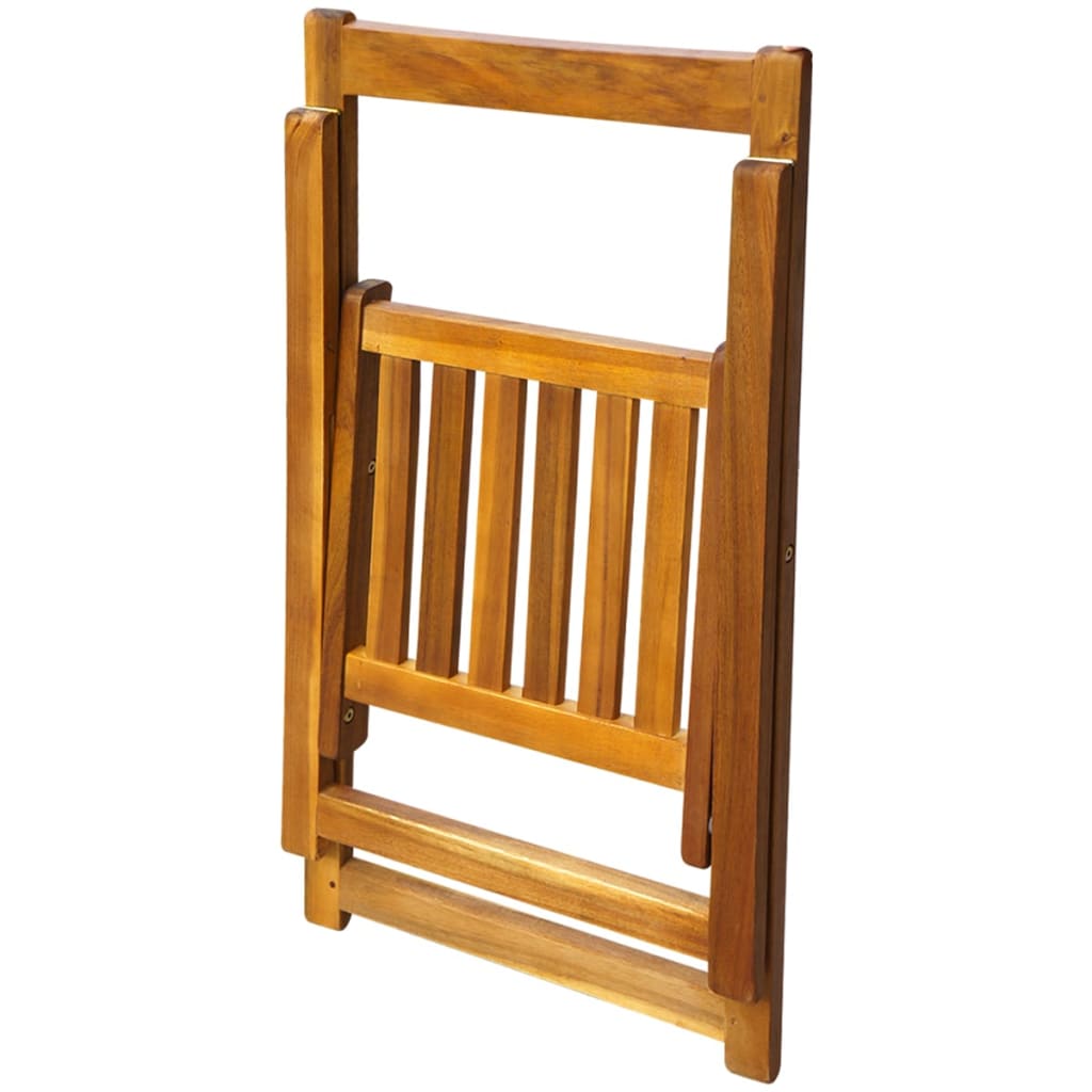 Vrtni stol od masivnog bagremovog drva 130 x 90 x 72 cm
