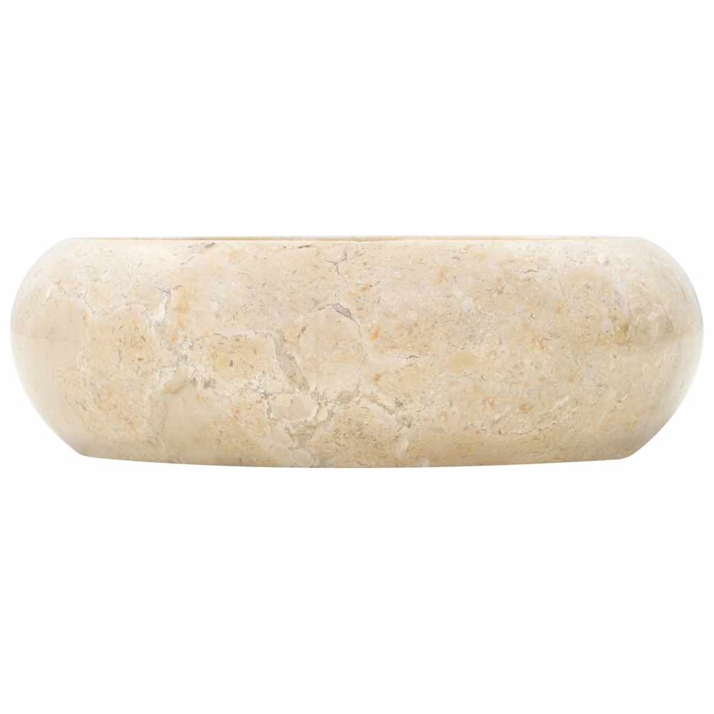 Umivaonik 40 x 12 cm mramorni krem