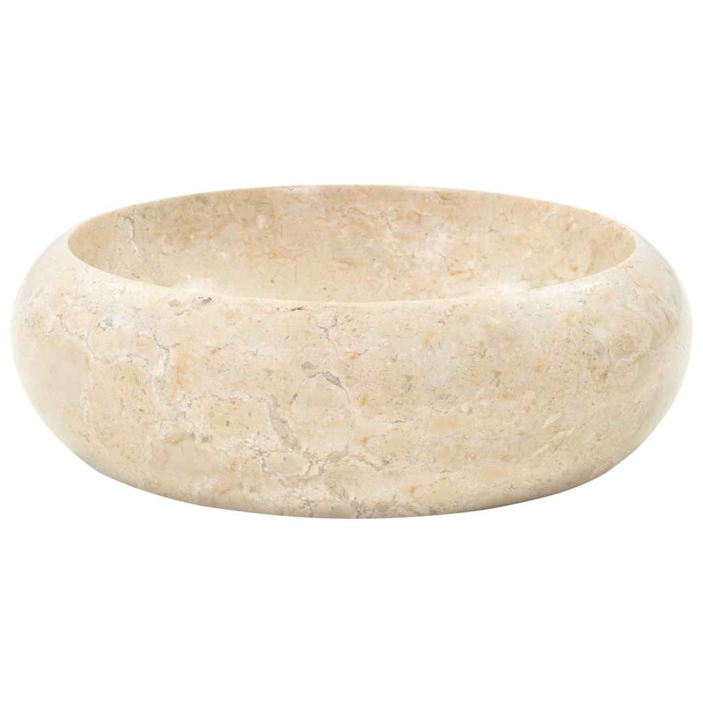 Umivaonik 40 x 12 cm mramorni krem