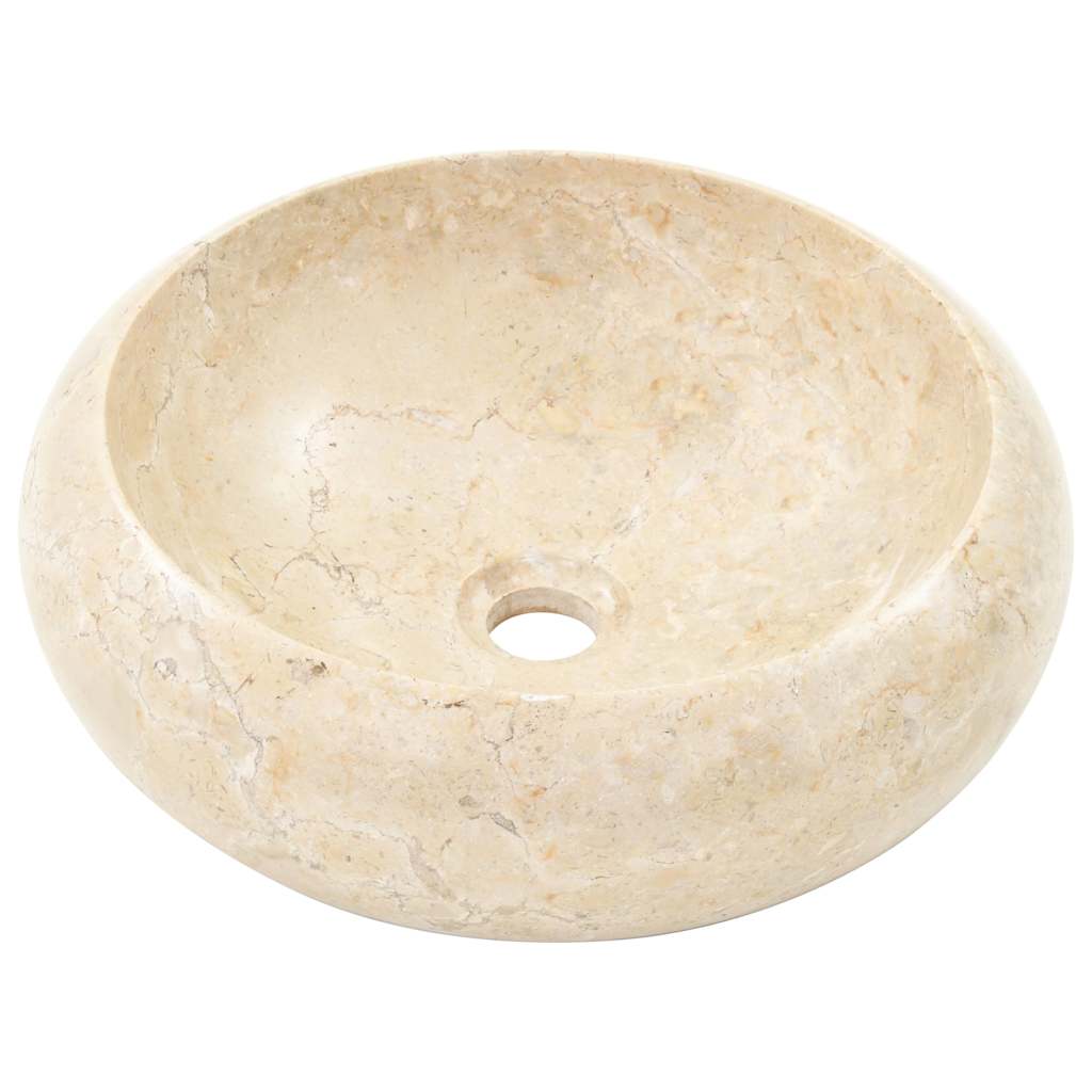 Umivaonik 40 x 12 cm mramorni krem