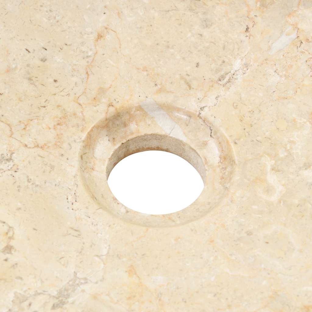 Umivaonik 40 x 12 cm mramorni krem