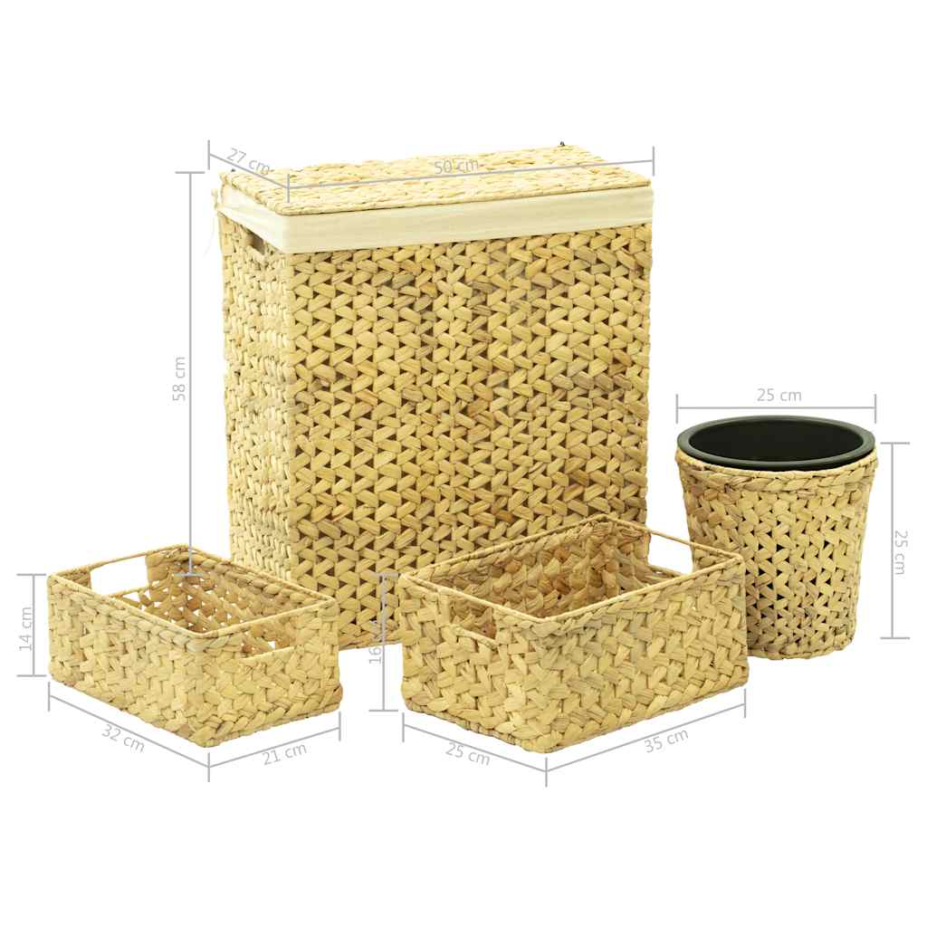 4-dijelni kupaonski set od vodenog zumbula