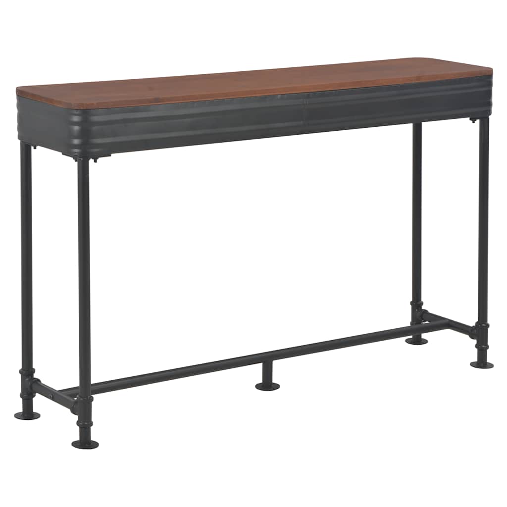 Konzolni stol s 2 ladice 120 x 30 x 75 cm masivna jelovina