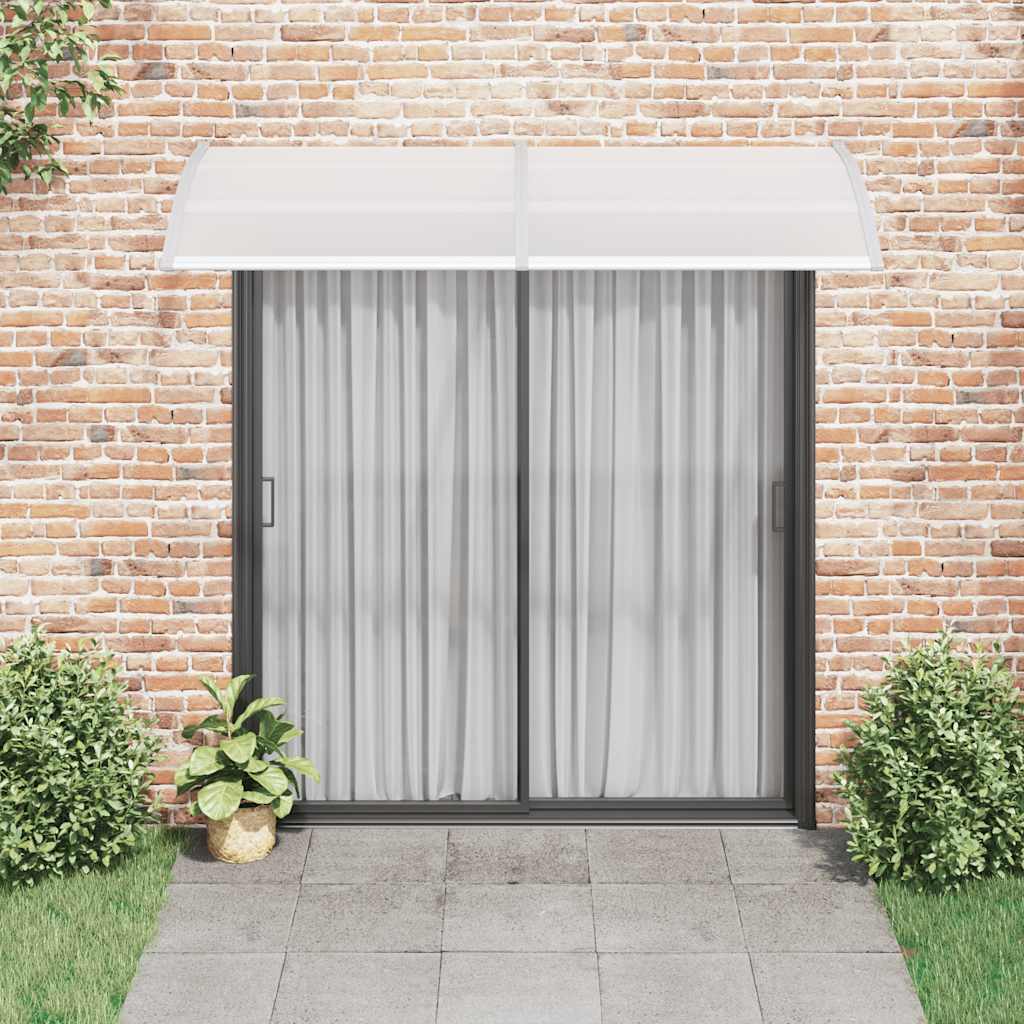 Nadstrešnica za vrata siva 240 x 100 cm PC