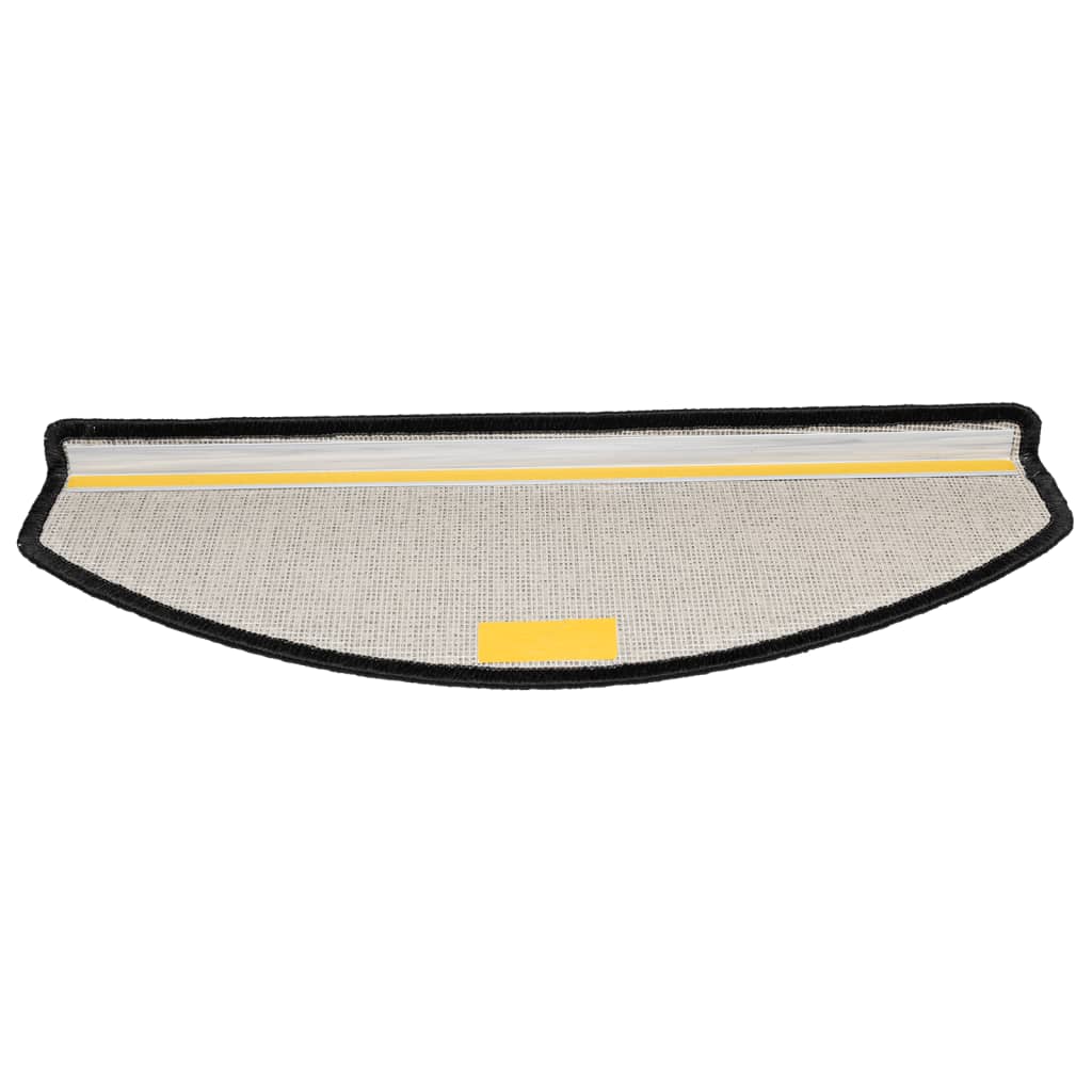 Prostirke za stepenice 15 kom 65x24x4 cm antracit poluokrugle velike