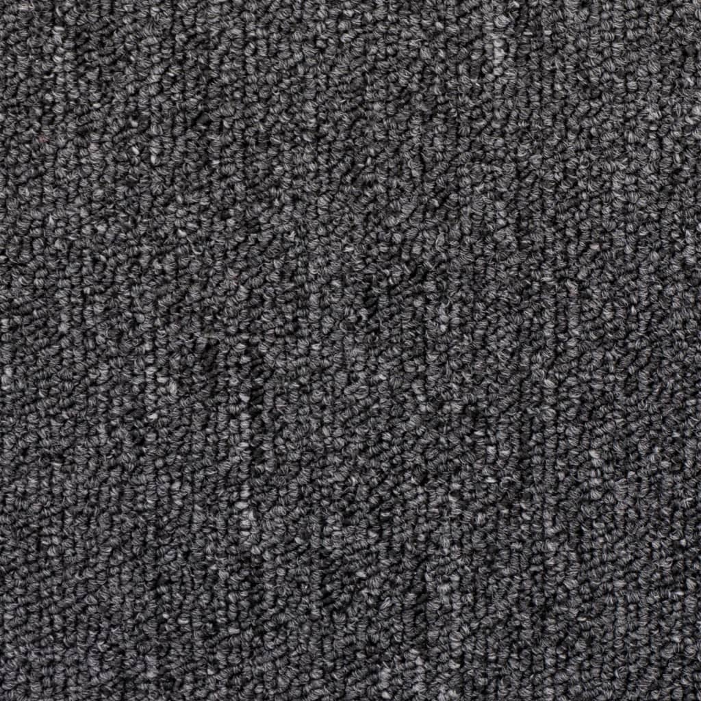 Prostirke za stepenice 15 kom 65x24x4 cm antracit poluokrugle velike
