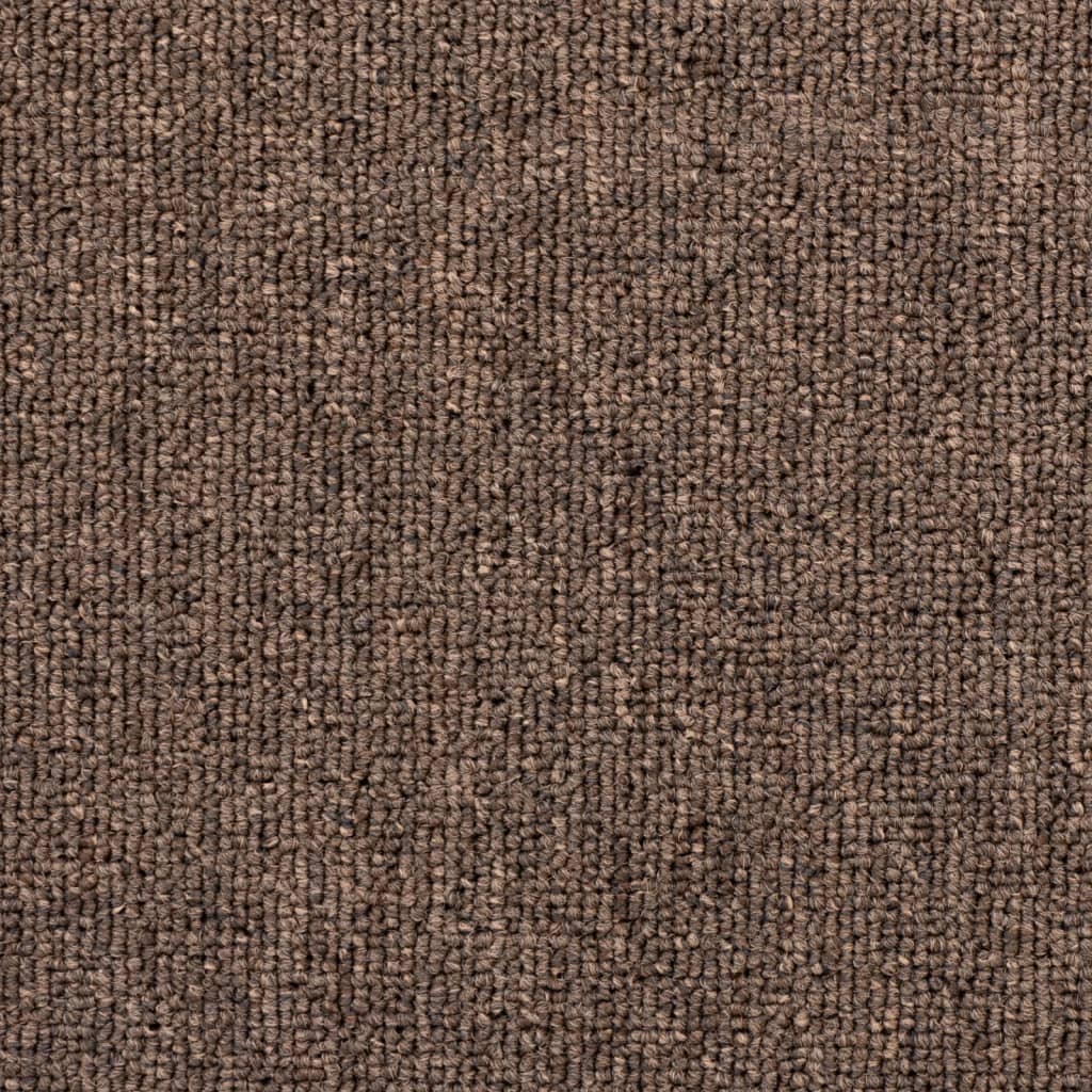 Prostirke za stepenice 15 kom 65x24x4 cm boje kave, poluokrugle, velike