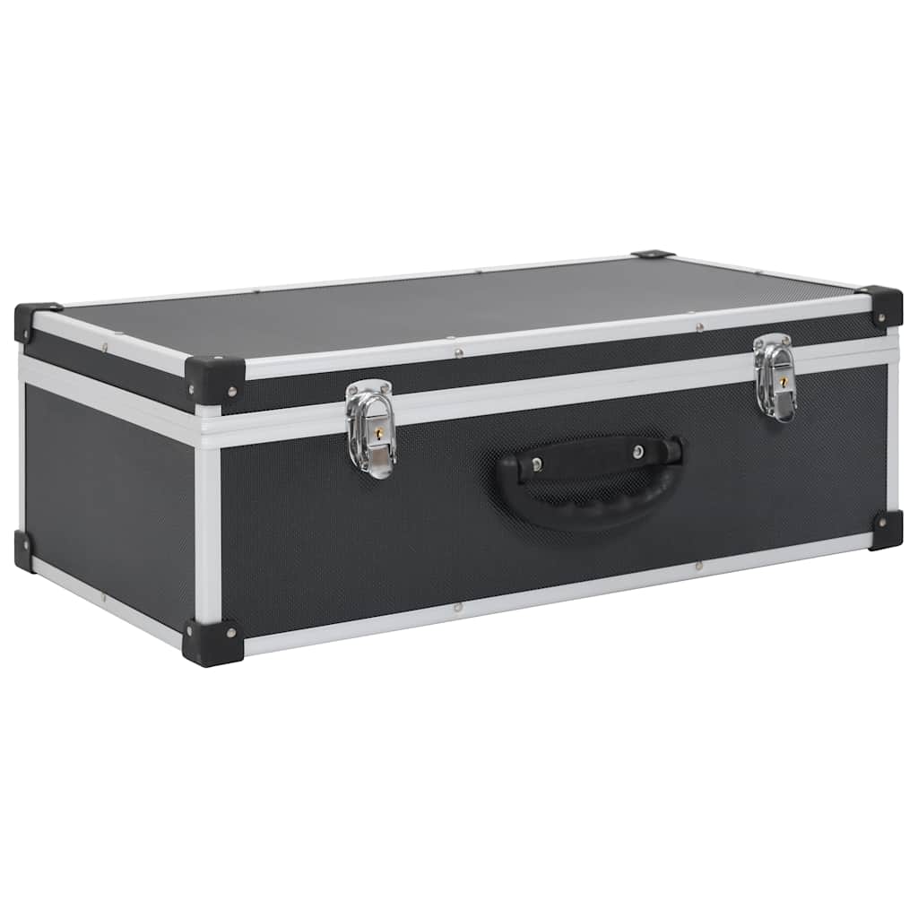 Kutija za 80 CD-ova aluminijska ABS crna