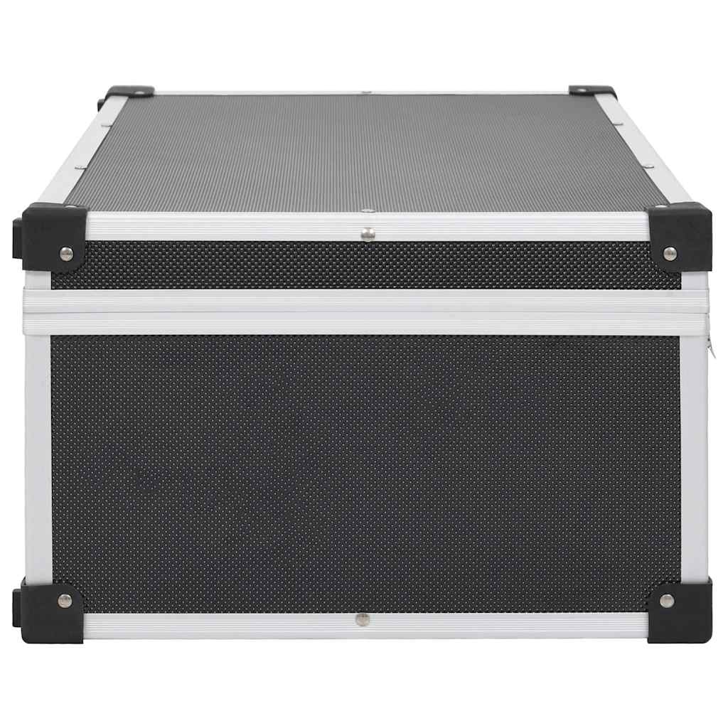 Kutija za 80 CD-ova aluminijska ABS crna