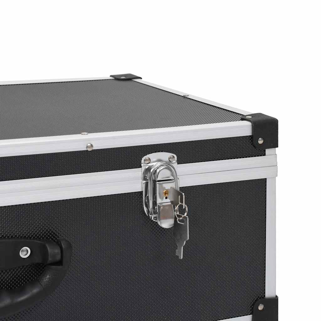 Kutija za 80 CD-ova aluminijska ABS crna