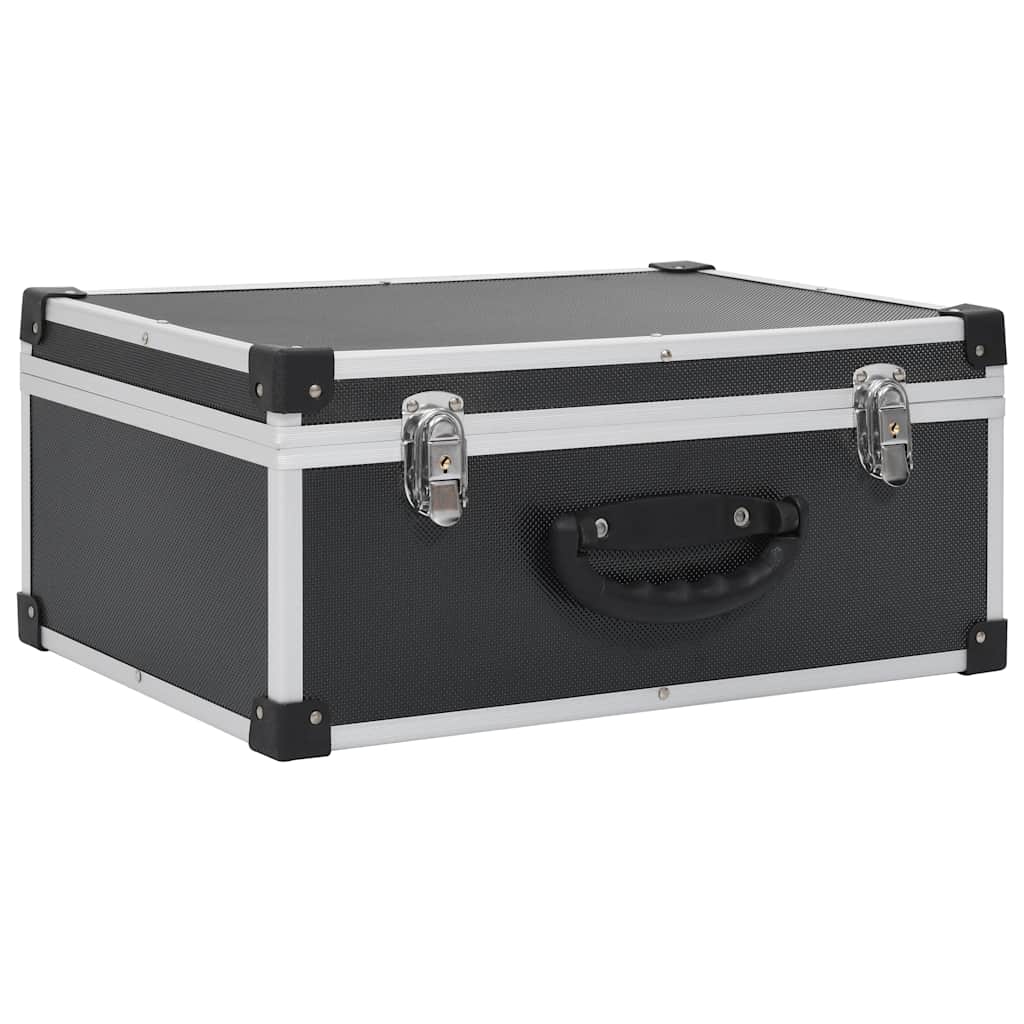 Kutija za 60 CD-ova aluminijska ABS crna